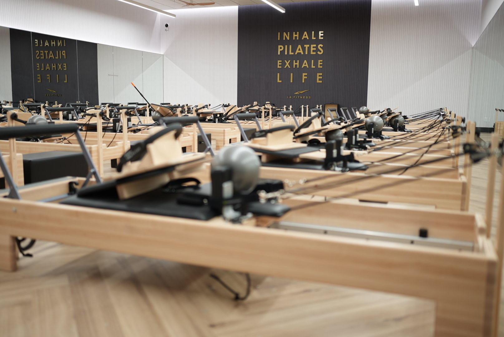 Pilates studio detailed and ready for equipment