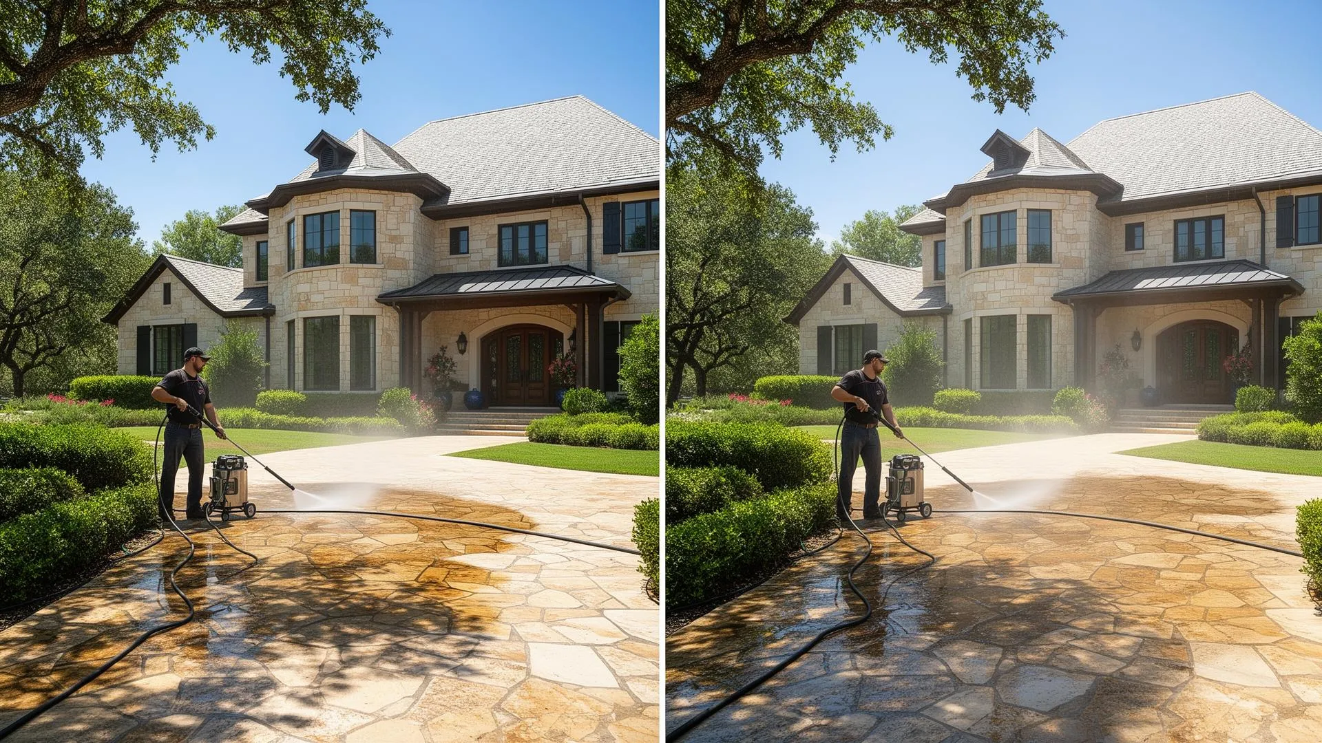 Pressure washing services in New Braunfels, TX